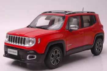 1:18 Diecast Modelo de Jeep Renegade 2016 Rojo SUV de Aleación de Coche de Juguete de Colección en Miniatura de Regalo