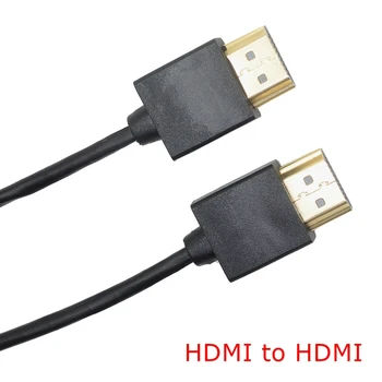 1 M OD 3.0 mm Super Suave Delgada Mini compatible con HDMI macho Cable para Moto de Teléfono Móvil de la Tableta de 3 PIES, de peso Ligero, Portátil