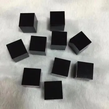 10 piezas de 20mm negro obsidiana cubo cuadrado negro obsidiana cubo de cristal curativo disipar la energía negativa de la piedra preciosa de cubo