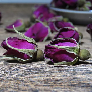 100g Natural de Rosa Secos yema Fragante Biger Brotes Orgánicos Naturales Flores Secas Capullos de Rosa