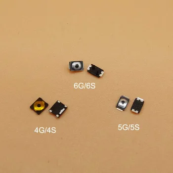 100pcs/lot Para Apple iPhone 4G 4s 5 5C 5S 6 G 6s Mini Micro Interruptor de encendido/apagado botón de encendido teclas de Volumen Integrado en la metralla clave