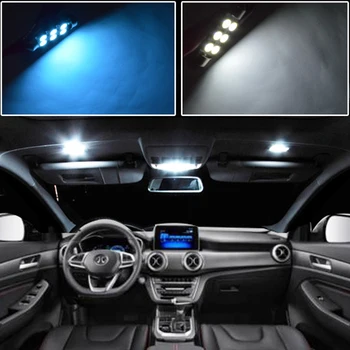 12pcs Canbus del Coche del LED Luces de Bulbo para Volkswagen VW POLO 6N 6N2 9N 9N3 6R 6C 95 Libre de Errores de Iluminación LED Interior, Mapa de la Cúpula de la Luz
