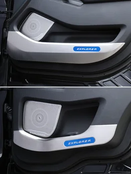 16-2019 para Ford explorer anti-kick placa de acero inoxidable puerta con puerta anti-pad de bombo importados cuerno de vivienda de modificación de accesorios