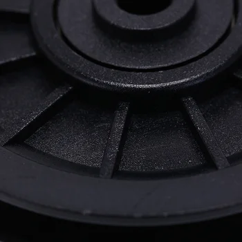 1PC Duradera Y Wearproof Material Abs Negro Cojinete de la Rueda de la Polea del Cable de Equipo de Gimnasio Integrado de Equipos de Fitness 105mm