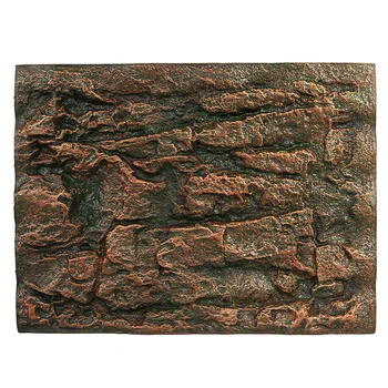 1pc 60 x 45 x 3cm Tanque de Peces Accesorios Acuario de Espuma de Roca de Piedra de la Pared de Fondo 3D ReptileTerrarium Vivarium