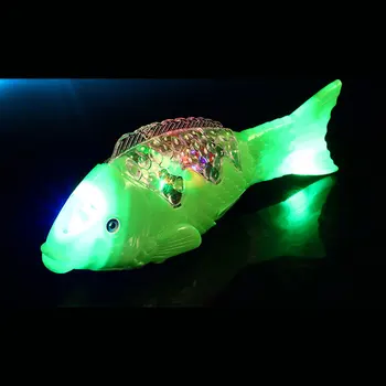 1pc LED Swing de Pescado Luz Brillante de colores parpadeantes lámparas como Día de los Niños niños niños juguetes regalos para la decoración del partido