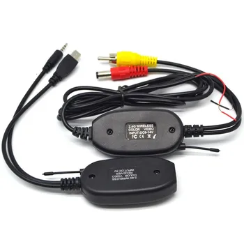 2.4 G Transmisor Inalámbrico y Receptor Kits de Uso de la cámara del Coche de GPS de Navegación
