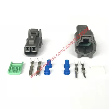 20 Conjuntos de 2 Pin del Limpiaparabrisas Spray conector Motor 7123-8520-40 7222-8520-40 Para Nissan KUM CP015-02850 Impermeable de la Automoción Conector