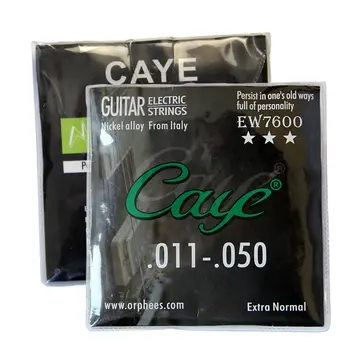20 Conjuntos de Orphee CAYE Serie EW7600 de Acero Inoxidable de la Aleación de Níquel de Guitarra Eléctrica Cuerdas de la Luz (011-050)