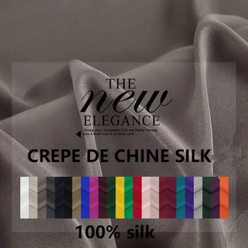 2017 tejido de Seda de seda crepé tejido de 16 de puro telas de seda de tela de seda precio al por mayor