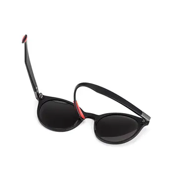 2019 DISEÑO de las Mujeres de los Hombres Retro Clásico Remache Gafas de sol Polarizadas TR90 Piernas más Ligero de Diseño Oval Frame UV400 Protección M181