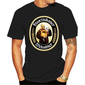 2020 De Moda De Camisetas De Franziskaner Weissbier Alemana De La Cerveza De Moda Personalizada De Verano Para Hombre O Cuello Algodón