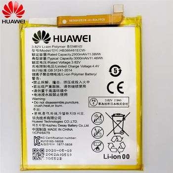 2020 Original Para Huawei HB366481ECW batería Recargable de Li-ion de la batería del teléfono De Huawei P9 Ascender P9 Lite G9 honor 8 5C G9 3000mAh