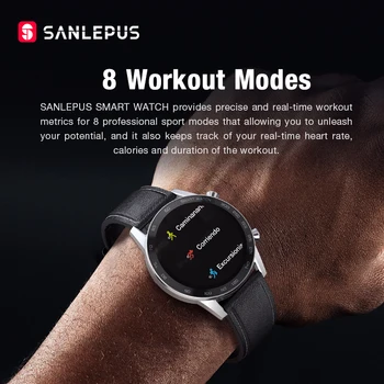 2020 SANLEPUS ECG Reloj Inteligente de Llamada Bluetooth Smartwatch Para los Hombres Impermeable de la Pulsera de Fitness Monitor de Ritmo Cardíaco Para Android Apple