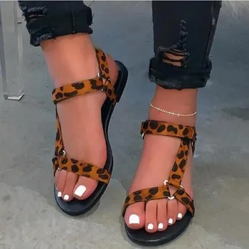 2020 Verano Sandalias de las Mujeres de Tobillo Suave-correa de los Zapatos de las Señoras Sandalias Para Mujer de los Zapatos de la Playa de Zapatillas antideslizantes Zapatos Casual Sandalias