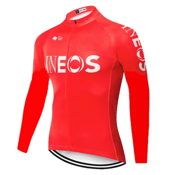 2020 pro equipo de INEOS jersey de ciclismo de verano de la primavera maillot cyclisme de manga larga, de Montaña transpirable jersey ciclismo hombre
