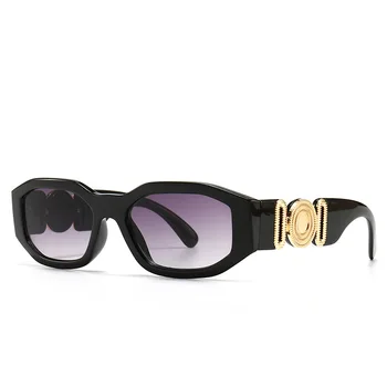 2021 Nueva Marca de diseño de Moda Personalizada de Gafas de sol de las Mujeres Irregulares Pequeño Marco Señoras Gafas de Sol UV400 Hombres Oculos De Sol