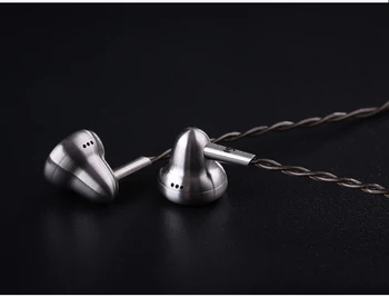 2021 Nuevo Ksearphone Bell-Ti 3.5 mm DJ Bass HIFI Auriculares de Metal de 15 mm Dinámico del Controlador K auriculares Auriculares buque Insignia de alta fidelidad Auricular