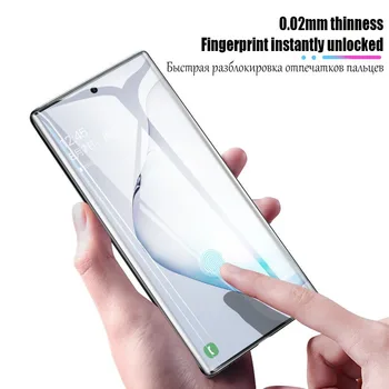 2pcs de Hidrogel de Cine para Samsung Galaxy Note 10 Plus Lite (No de Vidrio) en el Samsung Nota 10 Plus Lite de Hidrogel Film Protector de Pantalla