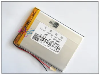 3.7 V batería de polímero de litio 126090 116090 136090 8200mAh Móvil de la Batería de Poder