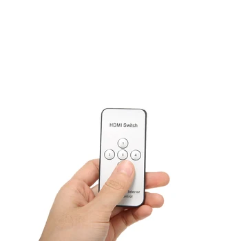 3D 1080p de 5 Puertos 4K*2K; HDMI Switch Conmutador de Selector de Splitter Concentrador Remoto de infrarrojos Para HDTV Monitor LCD, Reproductores de DVD Taringa Proyector