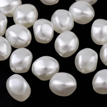 45pcs Barroco de la Perla irregular Perlas de Color Blanco Suelta Perlas de Bricolaje para la Fabricación de Joyas hechas a Mano con Abalorios de Aretes Collar de Resultados