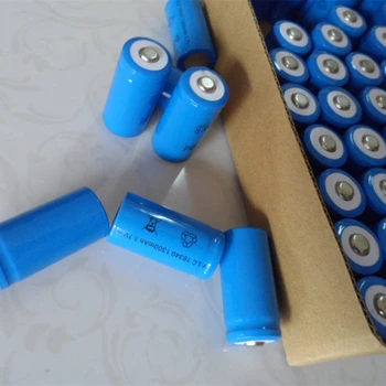 4Pcs 1300mAh batería Recargable de 3,7 V de Li-ion 16340 Baterías CR123A Batería de la Linterna de LED de Viaje Cargador de Pared Para 16340 CR123A