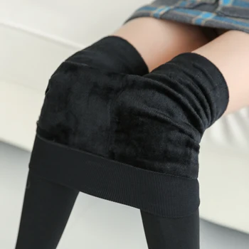 4XL Más el Tamaño de las Mujeres de Invierno de Velet Leggings Sexy Cintura Alta Engrosamiento Legging Medias de Mujer Leggins Push Up Caliente Pantalones
