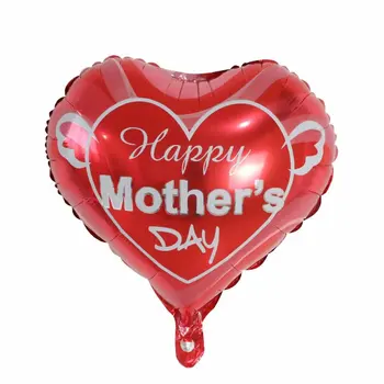50pcs 18 pulgadas corazón español Feliz Día de la madre Globo amor Mama Feliz Dia de Aluminio Ballon Madre Decoraciones de fiesta de Helio Globos de Aire