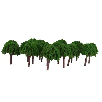 50pcs Modelo de Árboles de Bosque de Plantas de Fabricación de Accesorios Z T Escala de Tren de Ferrocarril Paisaje Diorama o Diseño