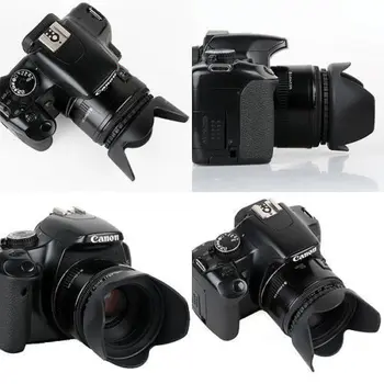 52MM Filtro UV & parasoles Kit de Nikon 18-55mm AF-S 55-200 mm 50 mm f/1.8 D D7100 D5500 D5200 D5300 D3300 D3200 D3100