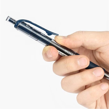 5Pcs Japonés UNI Tinta Azul Bolígrafo de Gel de Combinación + Recarga de 0,5 mm de Múltiples Estilos Opcional UMN-105 / 152/155 Escritura Suave