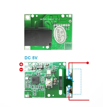 5pcs Sonoff RE5V1C 5V DC de Contacto Seco Wifi avance lento/Selflock Módulo de Interruptor de APLICACIÓN de Trabajo Para EWelink Power del control Remoto Para el Hogar Inteligente