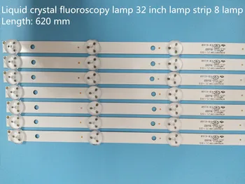 6pcs 62 cm*2cm 8 de la lámpara Genérico de la retroiluminación LED de la tira de actualización para 32\'\' de la TV, de gran tamaño del LCD, en la carretera de la cartelera de modificación de