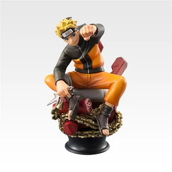6pcs/set Anime Naruto Figura Kakashi Figuras de Acción de Naruto Sasuke Gaara Estatuilla Uchiha PVC de la Decoración de la Modelo de la Colección de Juguetes