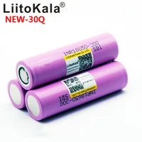 8PCS Nueva LiitoKala original INR batería 18650 3.7 V 3000mAh INR18650 30Q li-ion Recargable de Baterías