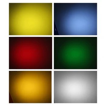 8pcs Iluminación Geles de Fotos de las Luces de filtro de gelatina Transparente de Corrección de Color de Luz de las Hojas para la Fotografía de la Cabeza de color Rojo Linterna Estroboscópica