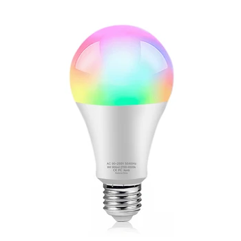 9W 10W E27 RGB WIFI Inteligente de la Luz LED de la Lámpara LED de Bluetooth Bombilla LED de Voz Siri de Control de la Iluminación de la Casa De Alexa/Google Assisitant