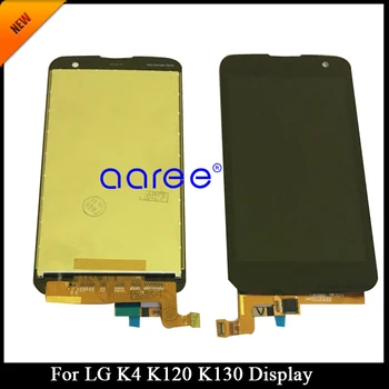 A prueba de la Pantalla LCD Para LG K4 K130 LCD de Pantalla Para LG K4 K120 Pantalla LCD de Pantalla Táctil Digitalizador Asamblea