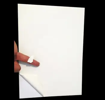 A4 frágil de papel adhesivo para impresión láser en papel A4 papel adhesivo