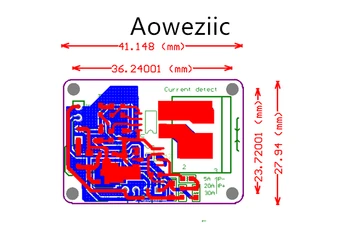 ACS712ELC-corriente de 30A módulo de detección Medibles Ac o DC de corriente de 0-30A 0.067 mV/a