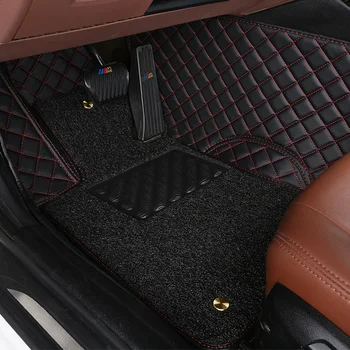 Ajuste personalizado de coche alfombras de piso para Mercedes Benz GLA CLA GLK GLC G ML GLE GL GLS a B C E S W204 W205 W211 W212 W221 W222 W176 revestimientos