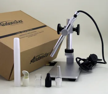 Andonstar Microscopio Digital 500x 8 LED Microscopio USB de la Cámara de Vídeo con el Software de Medición WIFI Opcional