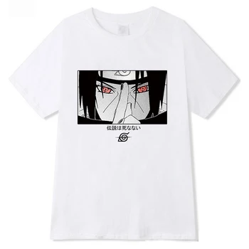 Anime Naruto Akatsuki Itachi Camiseta De Los Hombres Kawaii De Dibujos Animados Sasuke Gráfico Camisetas De Harajuku Divertido Unisex De Gran Tamaño
