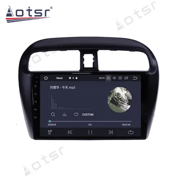 Aotsr Android 9 4 gb de RAM Coche Reproductor de Radio GPS de Navegación Para Mitsubishi Mirage 2012-2016 DSP Auto Estéreo de Vídeo HD Multimedia