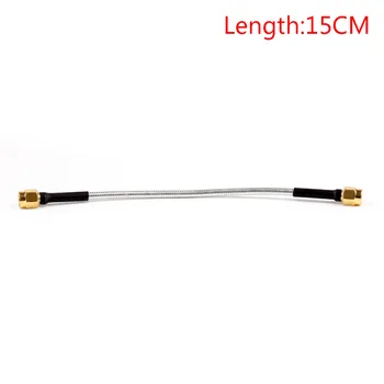 Areyourshop SMA Macho a SMA Macho RF de Extensión de Coaxial Flexible Semi-Rígido Cable RG402 15/30/50cm de 50 ohm Plug Jack Conector del Cable de