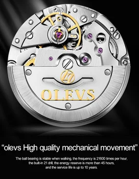 Automático reloj mecánico de los hombres de acero Inoxidable Impermeable con Incrustaciones de diamantes de línea Luminosa hombre de negocios reloj de ACEITUNAS dropshipping
