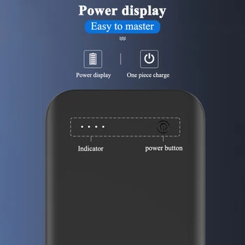 Banco del poder de Carga de la Cubierta Para el iPhone 12 Pro Max Caso de la Batería Cargador de Batería Portátil de los Casos Para el iPhone 12 Mini Batterie Externe