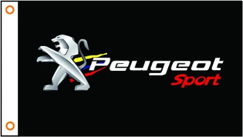 Bandera de coche Peugeot Banner 3ftx5ft Poliéster 01
