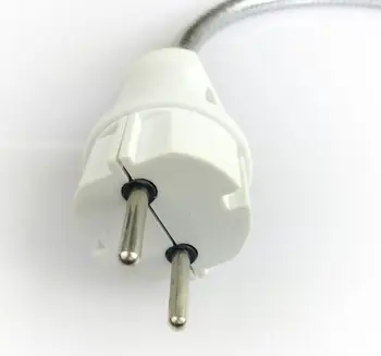 Blanco de 10 cm de largo E27 LED de Conversión de luz de la Lámpara Titular de la Norma Europea alemania francia adaptador de alimentación de Enchufe de la Lámpara del convertidor de Socket